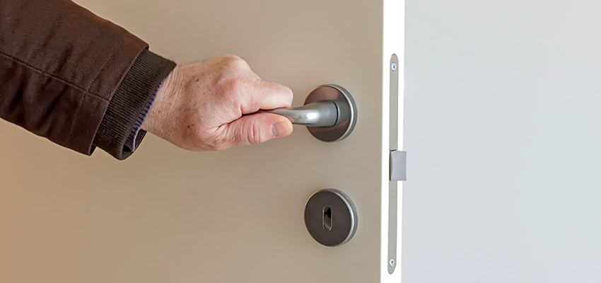 Restroom Locks Privacy Bolt Installation in Montclair, California